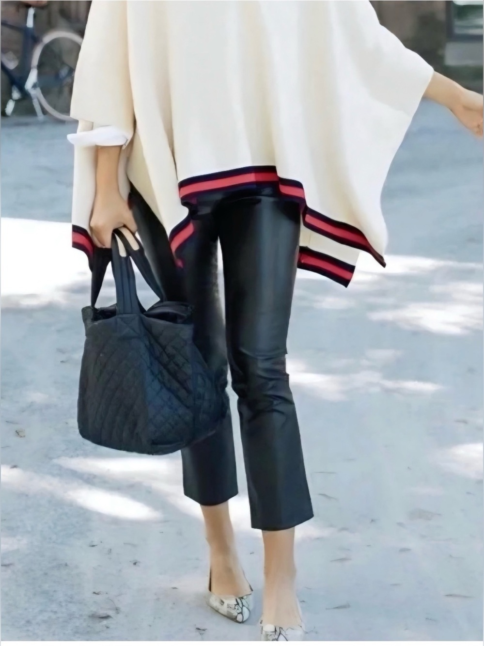 Tuckernuck Ashford Faux Leather black Pants Pull On Crop Kick Flare size small